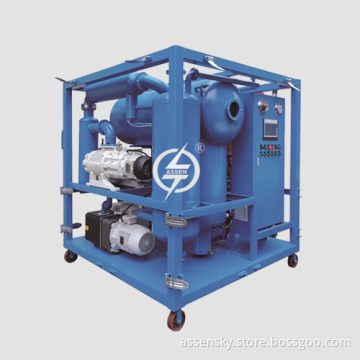 High Vacuum Transformer Oil Dehydration & Filtration Machine